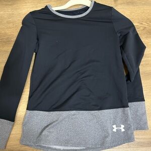 Under Armor Long Sleeve Shirt With Grey Sleeve